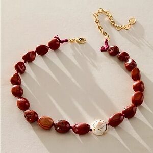 NWT Free People x Ariana OST Aurora Beaded Jasper Necklace